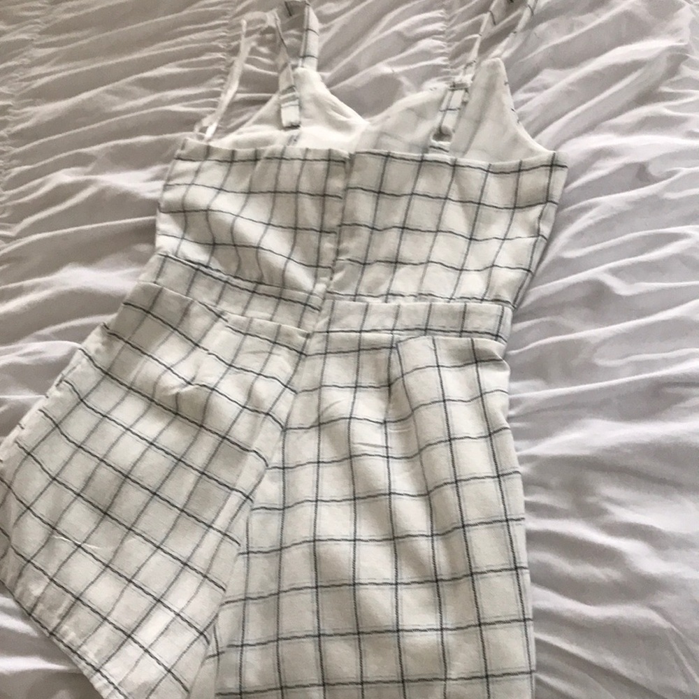 Grid pattern romper - Picture 4 of 5